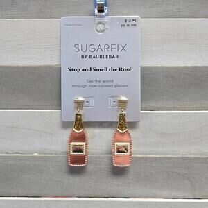 Rose Bottle Drop Earrings - Rose Pink | SUGARFIX by BaubleBar